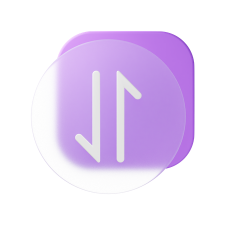 モバイルデータ  3D Icon