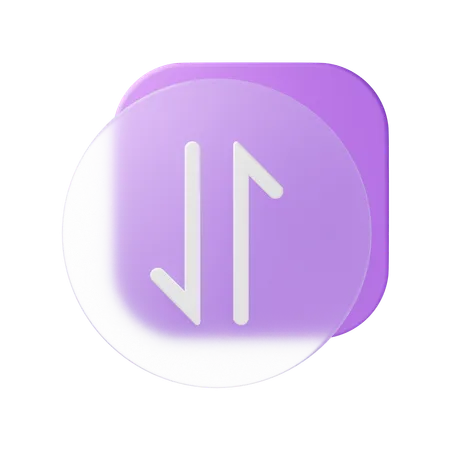 モバイルデータ  3D Icon