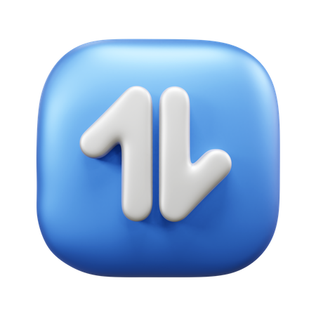 Mobile Data  3D Icon
