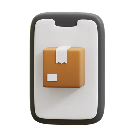 Mobile Delivery  3D Icon