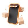 3d mobile delivery emoji