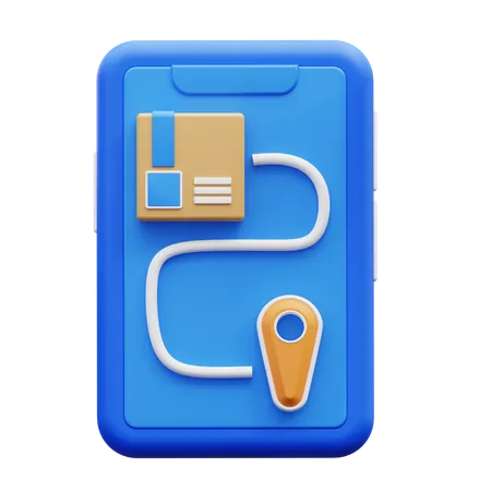 Mobile Delivery Point  3D Icon