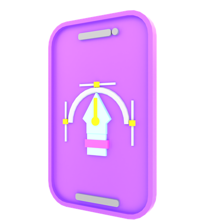 Mobile Design  3D Icon