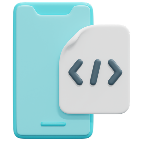 Mobile Development 3D Icon