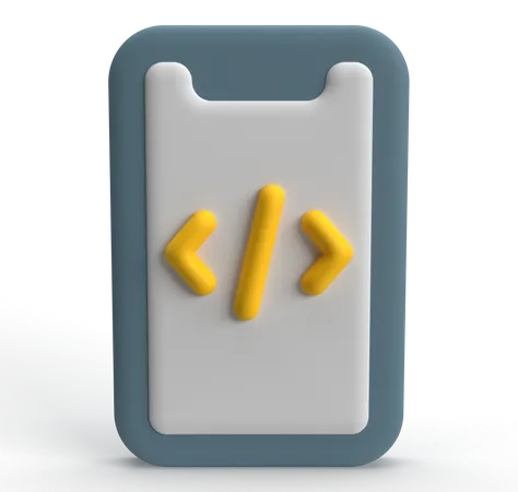 Mobile Development  3D Icon