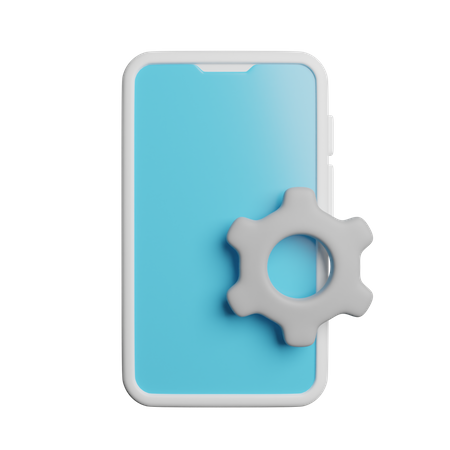 Mobile Einstellung  3D Icon