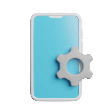 Mobile Einstellung  3D Icon