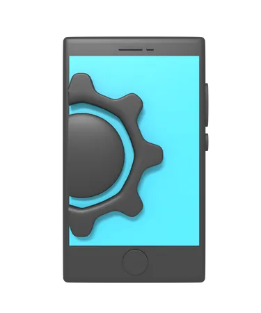 Mobile Einstellung  3D Icon