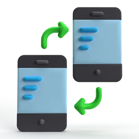 Mobile Exchange  3D Icon