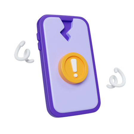 Mobiler Fehler  3D Icon