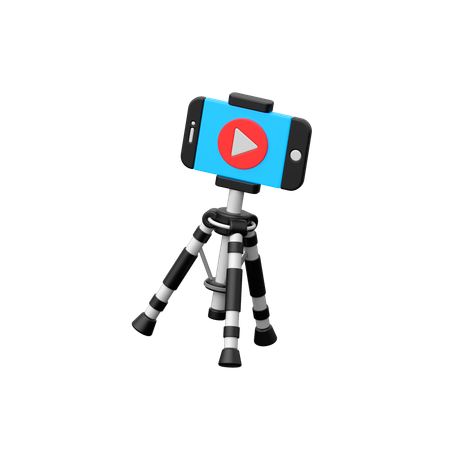 Mobile Filming  3D Icon