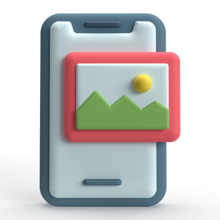 Mobile Gallary  3D Icon