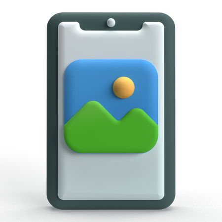 Mobile Gallery  3D Icon