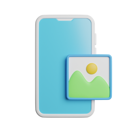 Mobile Gallery  3D Icon