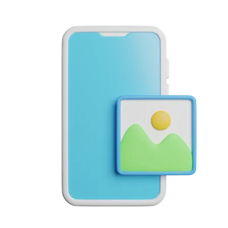 Mobile Gallery 3D Icon
