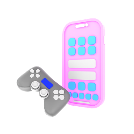 Mobile Game  3D Icon