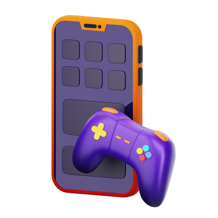 Mobile Game  3D Icon