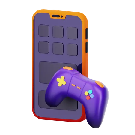 Mobile Game  3D Icon