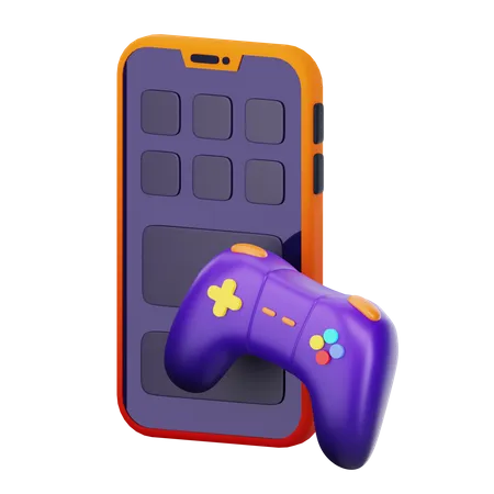 Mobile Game  3D Icon