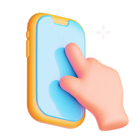 Mobile Gesten  3D Icon
