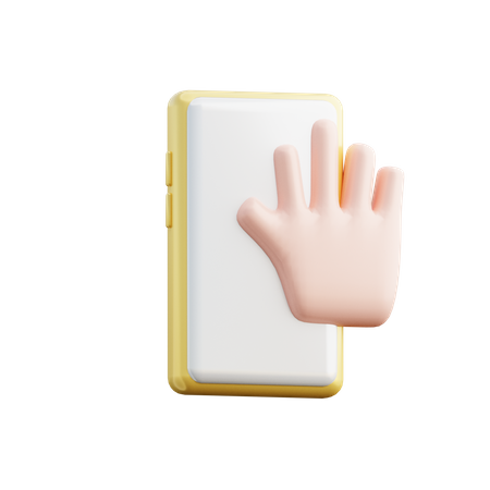 Mobile Gesten  3D Icon