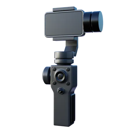 Mobile Gimbal Stabilization  3D Icon