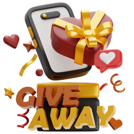 Mobile Giveaway  3D Icon