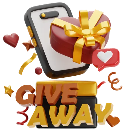 Mobile Giveaway  3D Icon