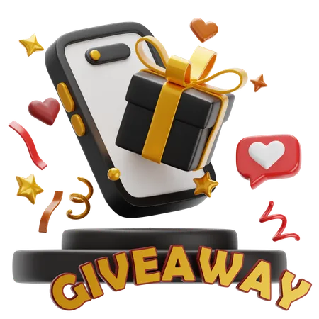 Mobile Giveaway  3D Icon