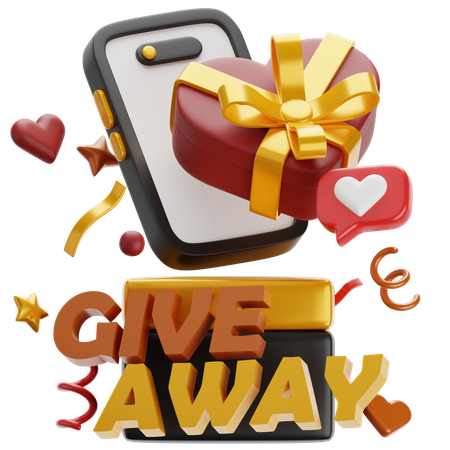 Mobile Giveaway  3D Icon