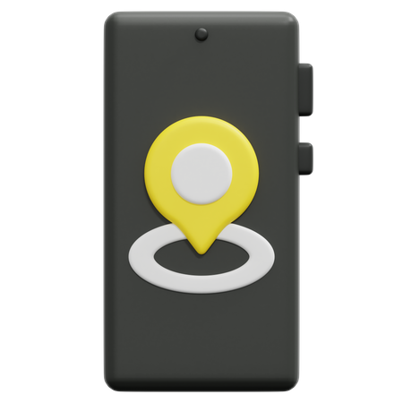 Mobile Gps  3D Icon