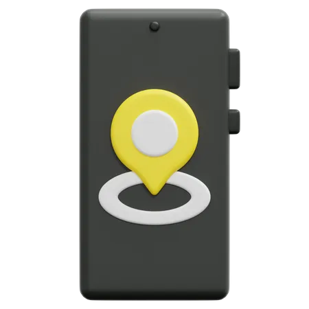 Mobile Gps  3D Icon