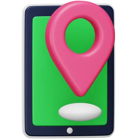 Mobile Gps  3D Icon