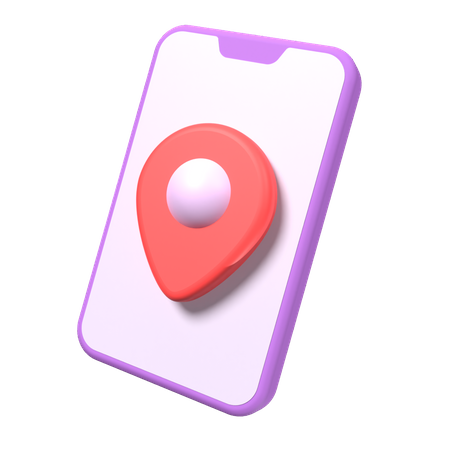 Mobile Gps 3D Icon