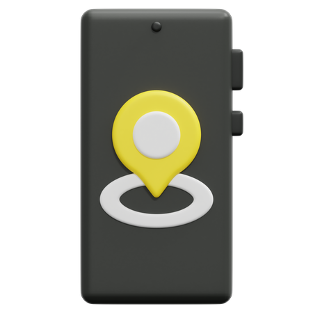 Mobile Gps  3D Icon