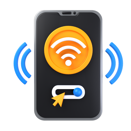 Mobile Hotspot  3D Icon