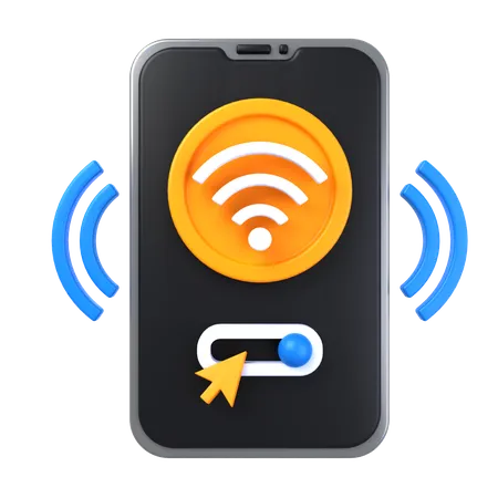 Mobile Hotspot  3D Icon