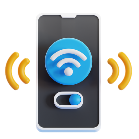 Mobile Hotspot  3D Icon