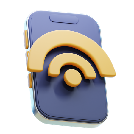Mobile Hotspot  3D Icon