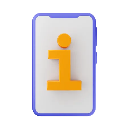 3 D Smartphone Icon Illustration 3D Icon