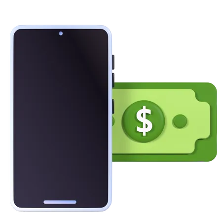 Mobile Investment  3D Icon