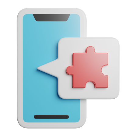 Mobile Jigsaw  3D Icon