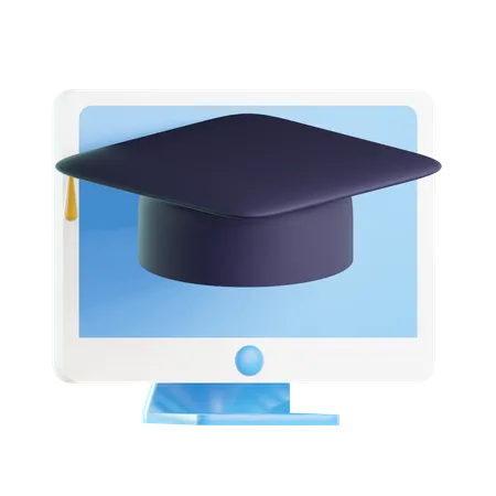 Mobile Learning  3D Icon