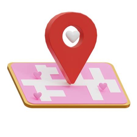 Mobile Location  3D Icon