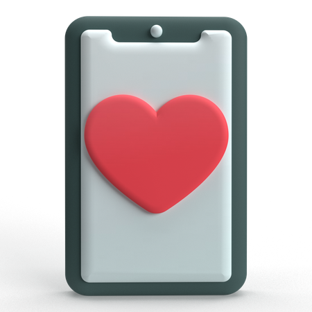 Mobile Love  3D Icon