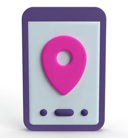 Carte mobile  3D Icon