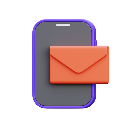 Mobile Message  3D Icon