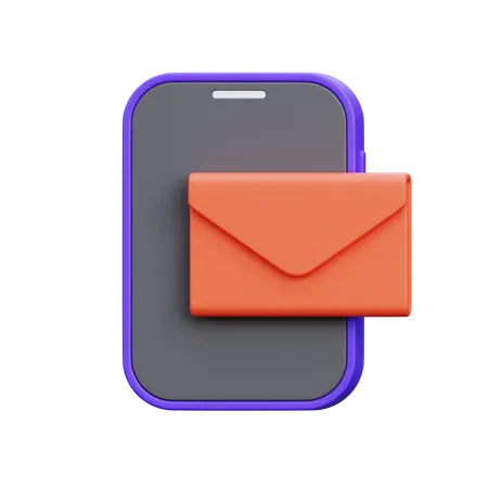 Mobile Message  3D Icon