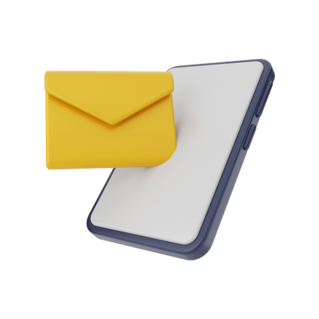 Mobile Message  3D Icon