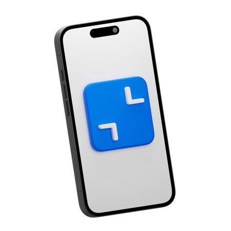 Mobile Minimize  3D Icon